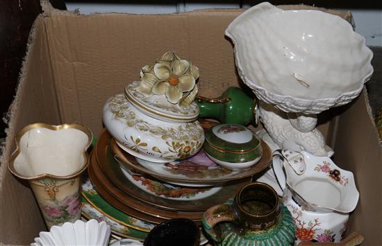 Mixture of ceramics, pottery(-)
